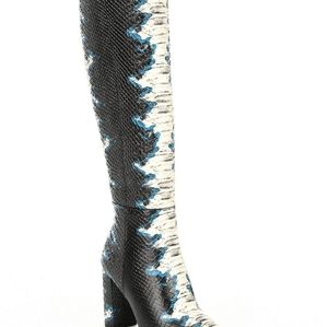 Gianni BiniKellbie Snake Print Tall Boots